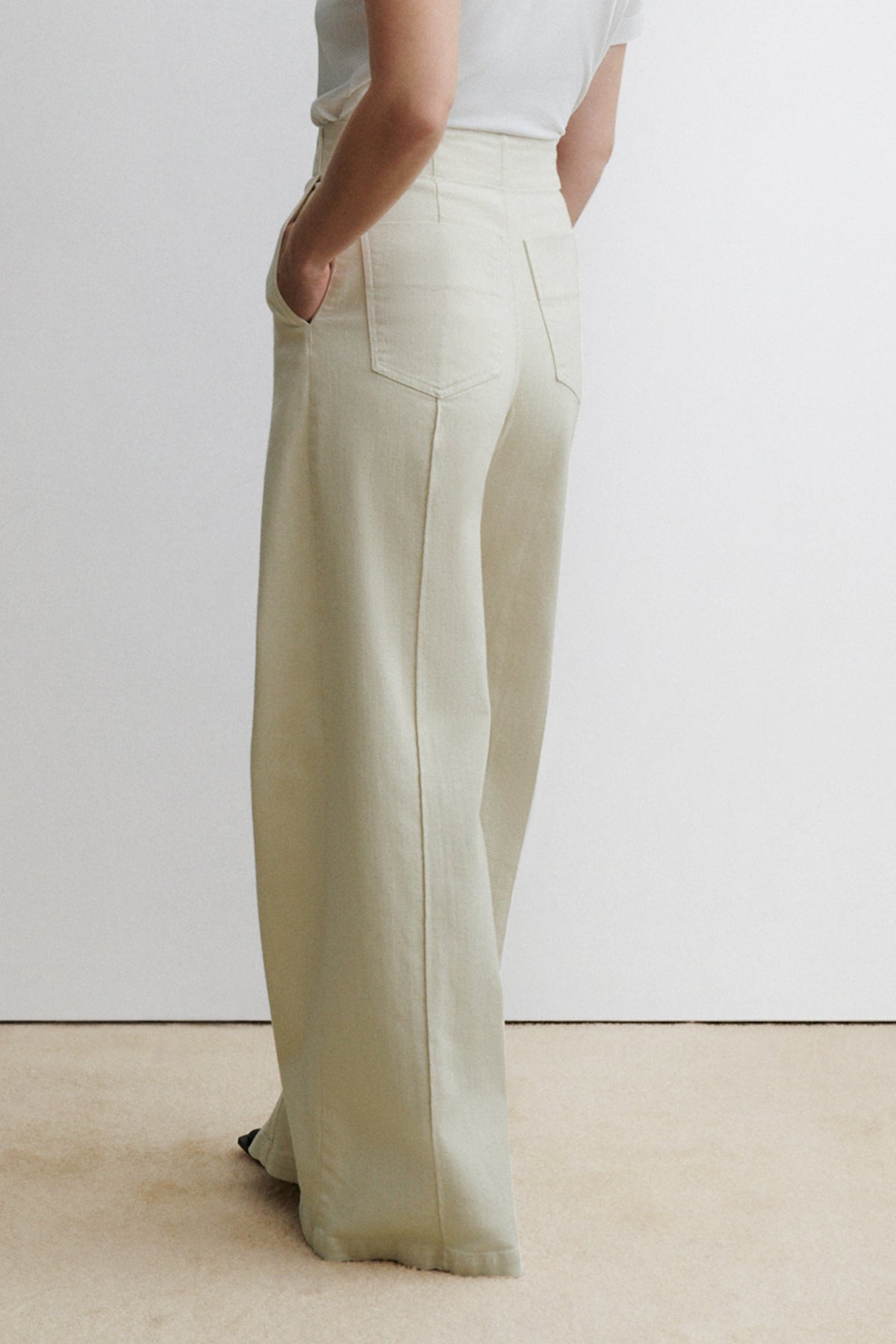 Lanett Pant Dirty White