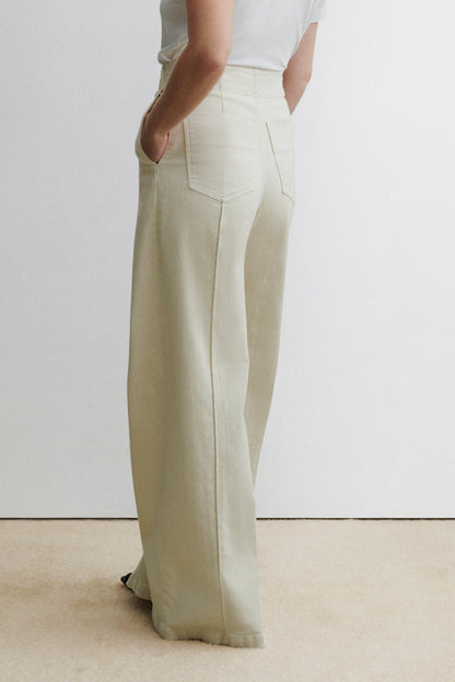 Lanett Pant Dirty White