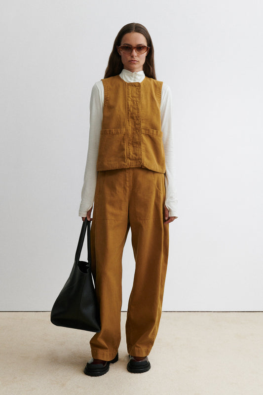 Vestio Top Ochre