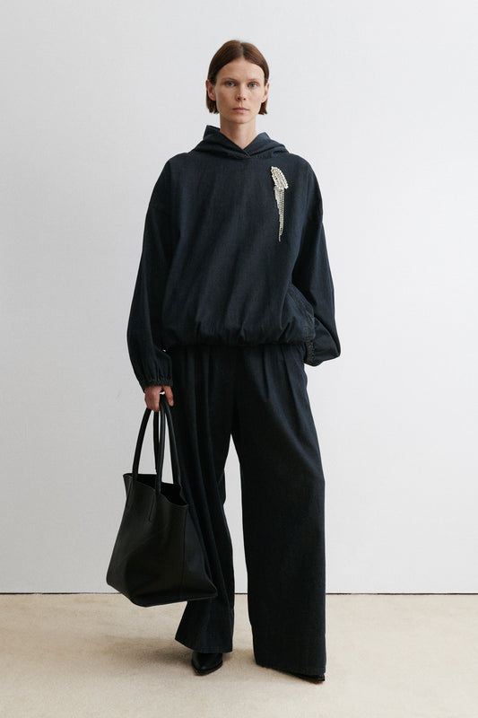Rowan Hoodie Brown Overdye