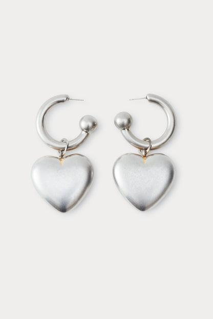 Amour Hoop Vintage Silver
