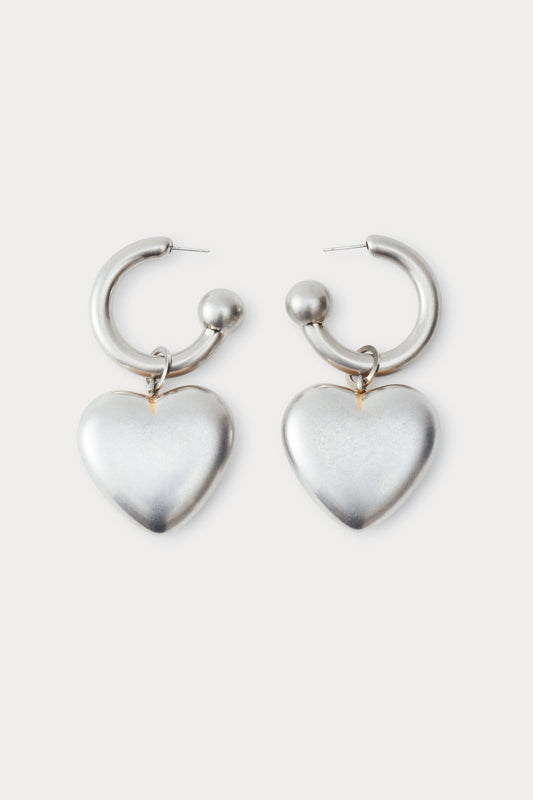 Amour Hoop Vintage Silver