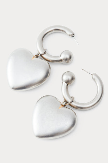 Amour Hoop Vintage Silver