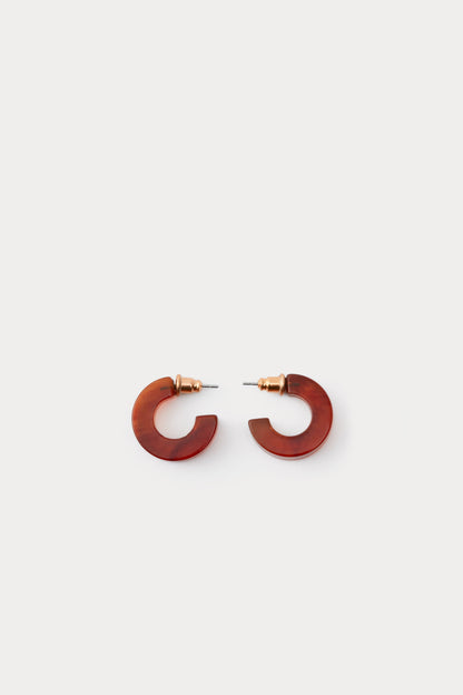 Cuba Earring Dark Tortoise
