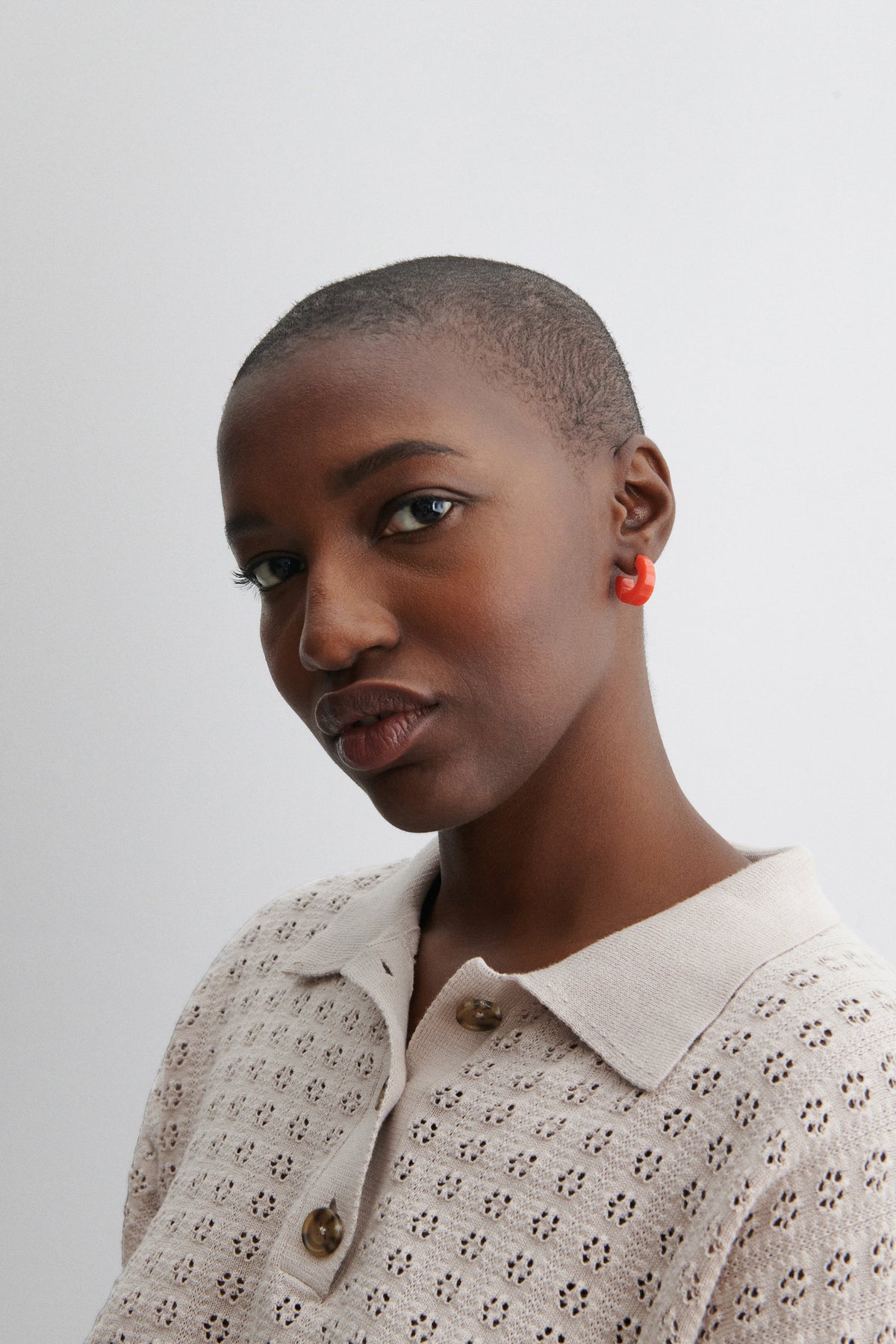 Cuba Earring Dark Tortoise