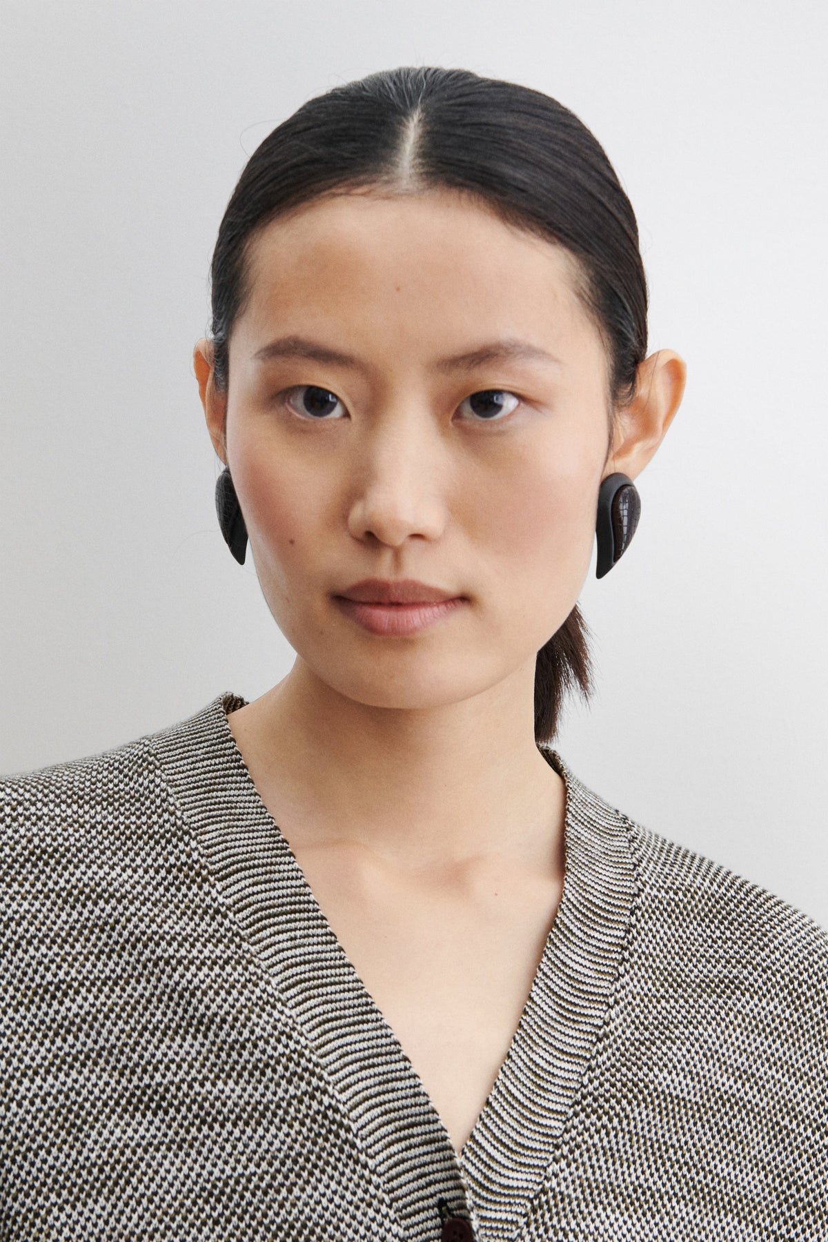 Paisley Earring Black Snake