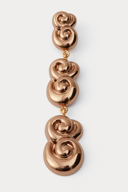 Croissant Earring Old Gold