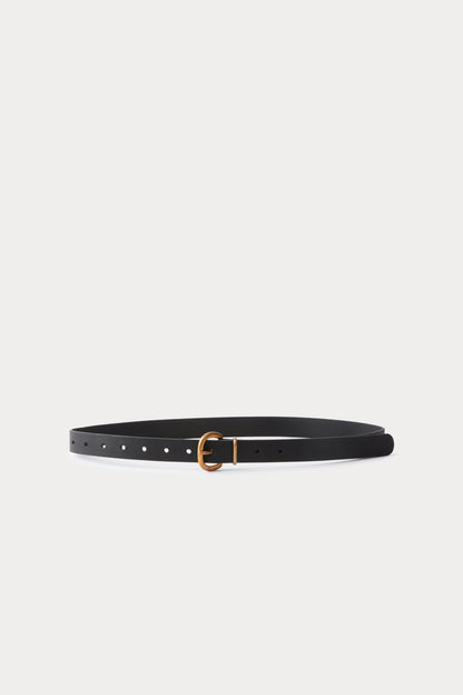 Thin Estate Belt Black\/Gold