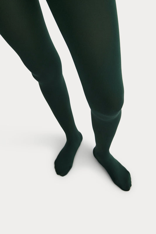 Maria La Rosa Lycra Tights Forest Green