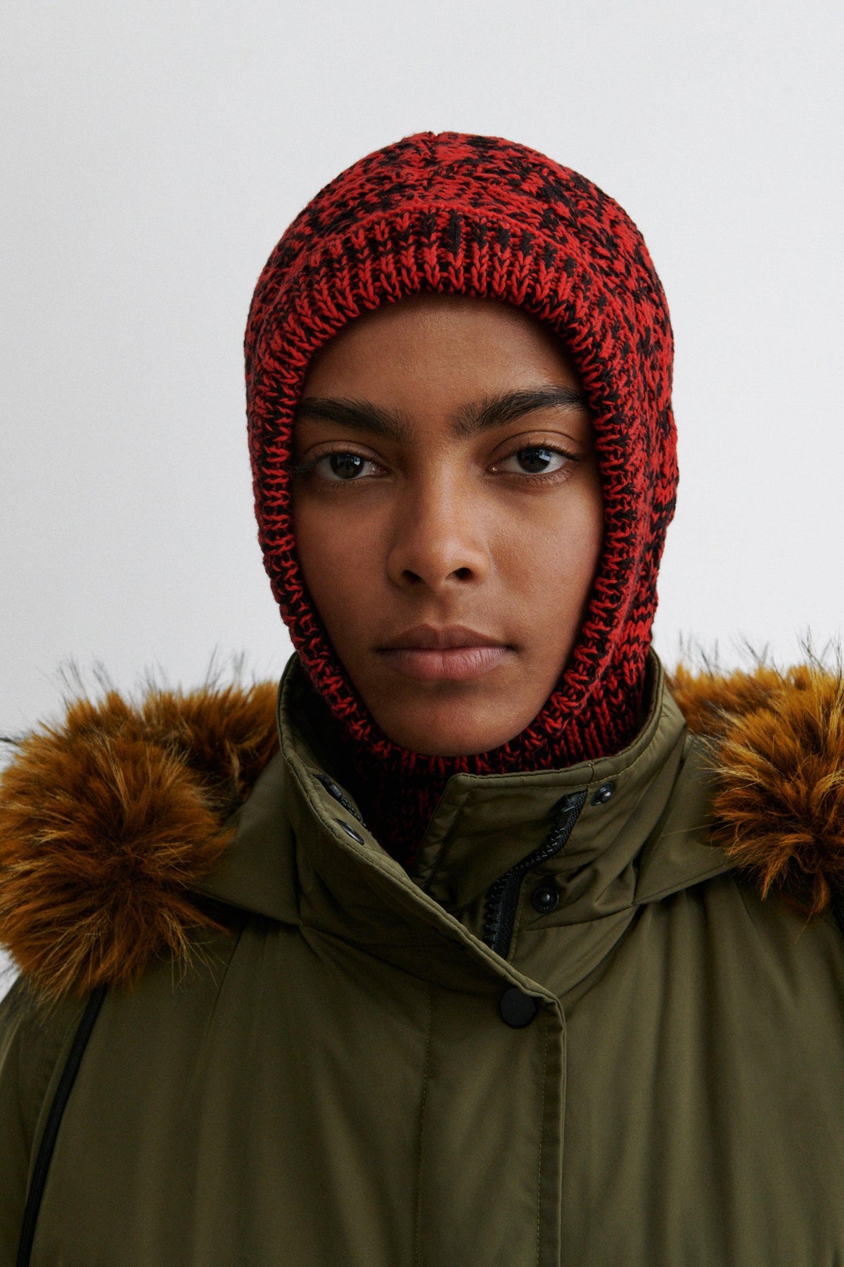 Zet Balaclava Red Marle