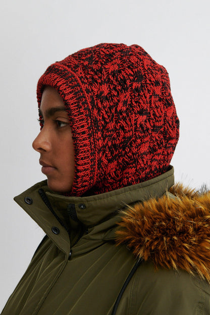 Zet Balaclava Red Marle