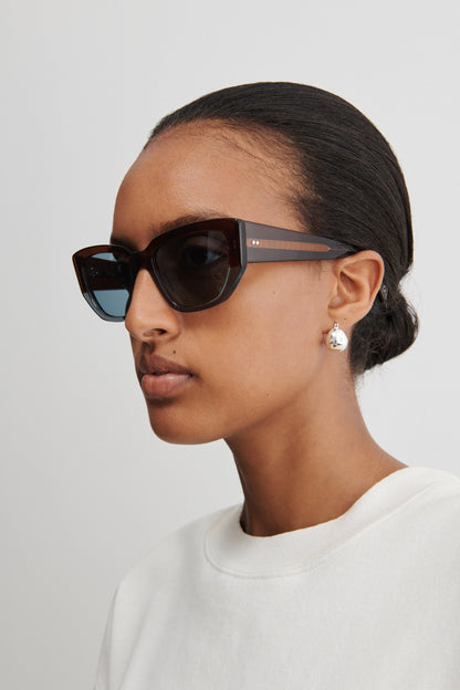 Keet Sunglasses Blue Brown