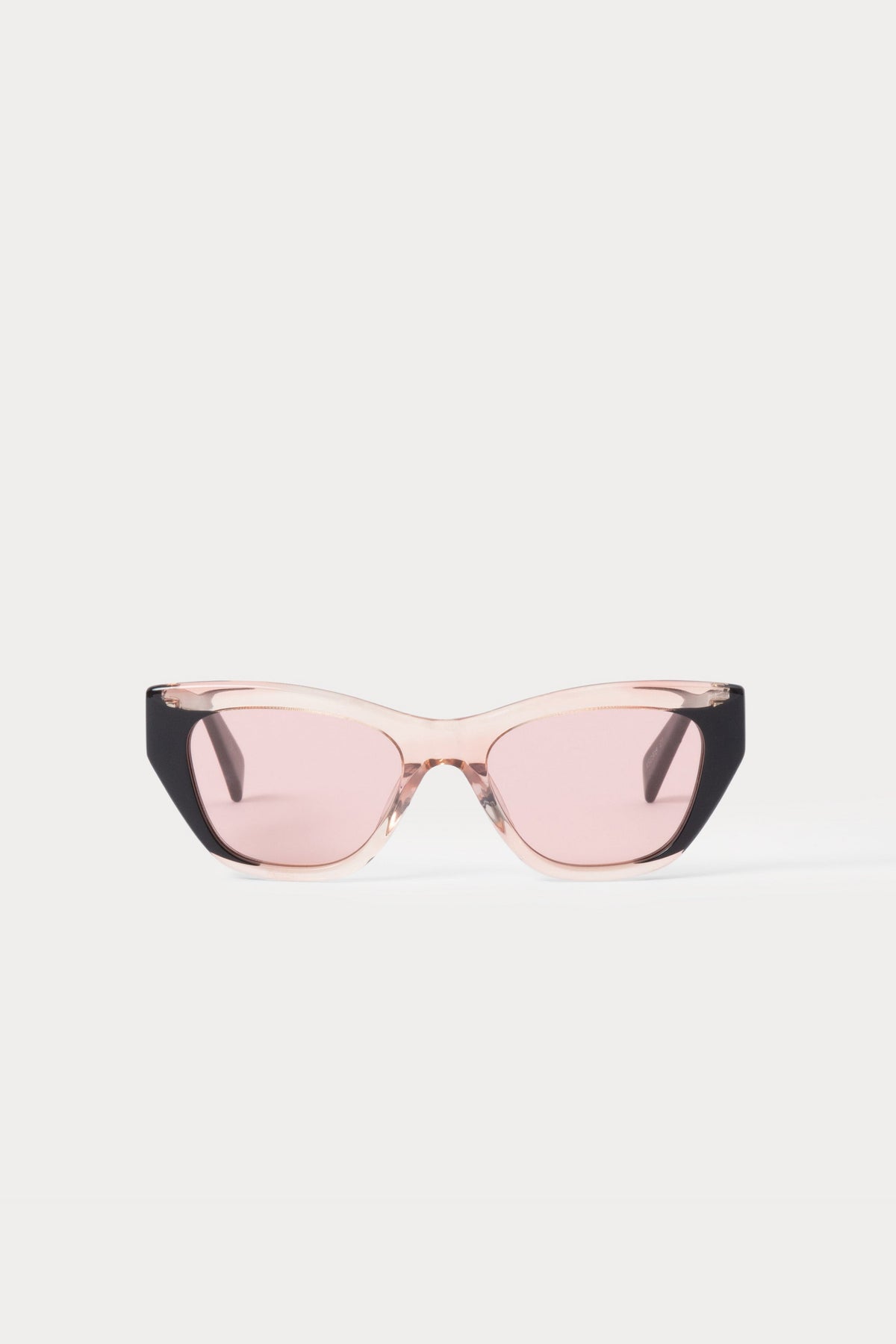 Ayres Sunglasses Black\/Clear Pink