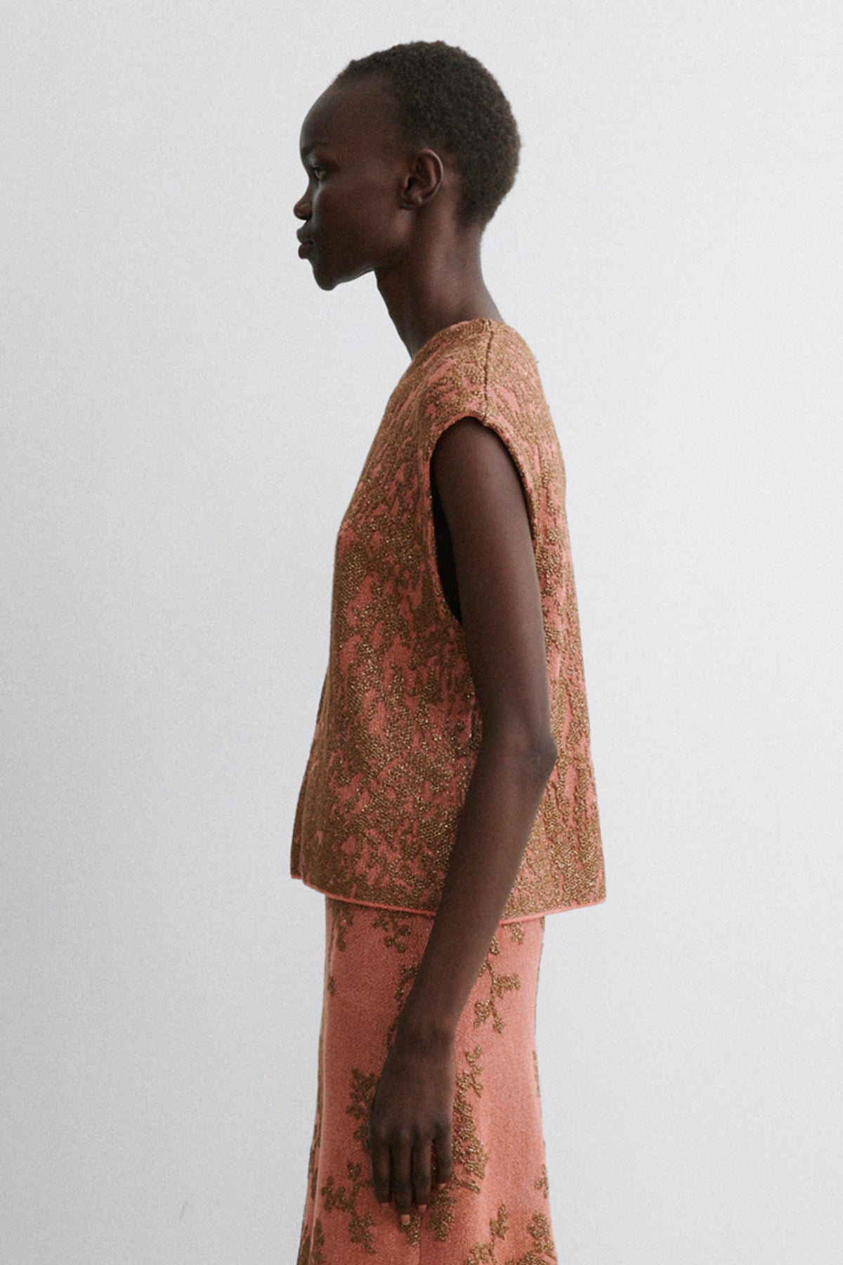 Brocca Vest Melon-Bronze