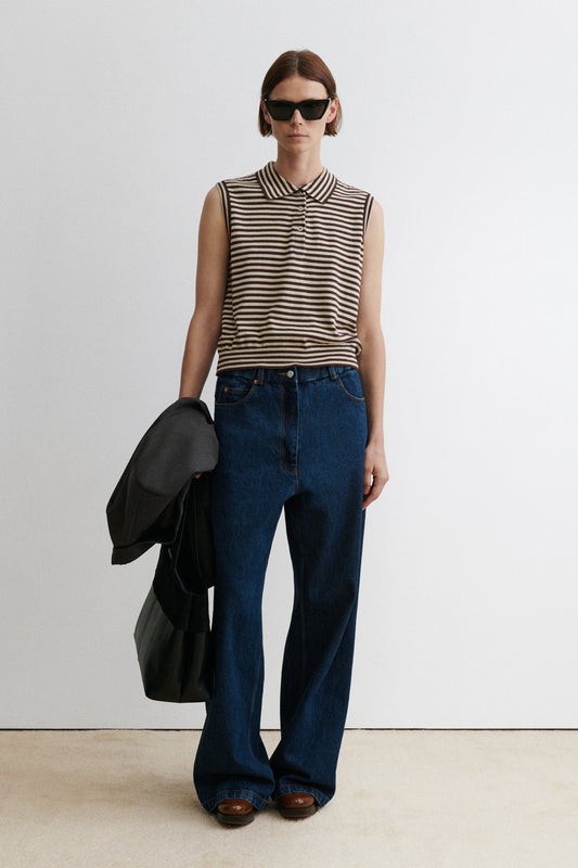 Pola Vest Sand-Brown