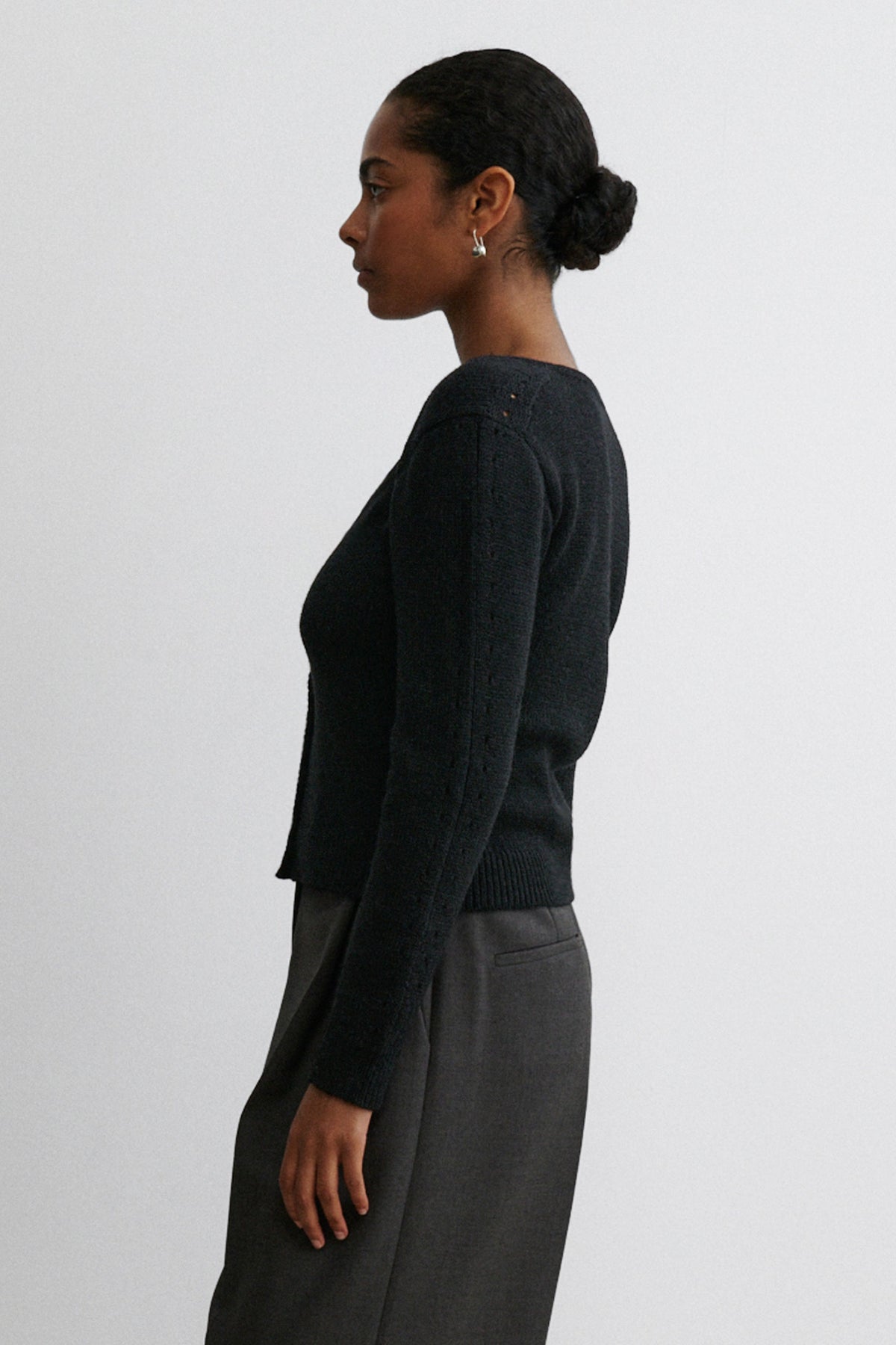 Etla Cardigan Black