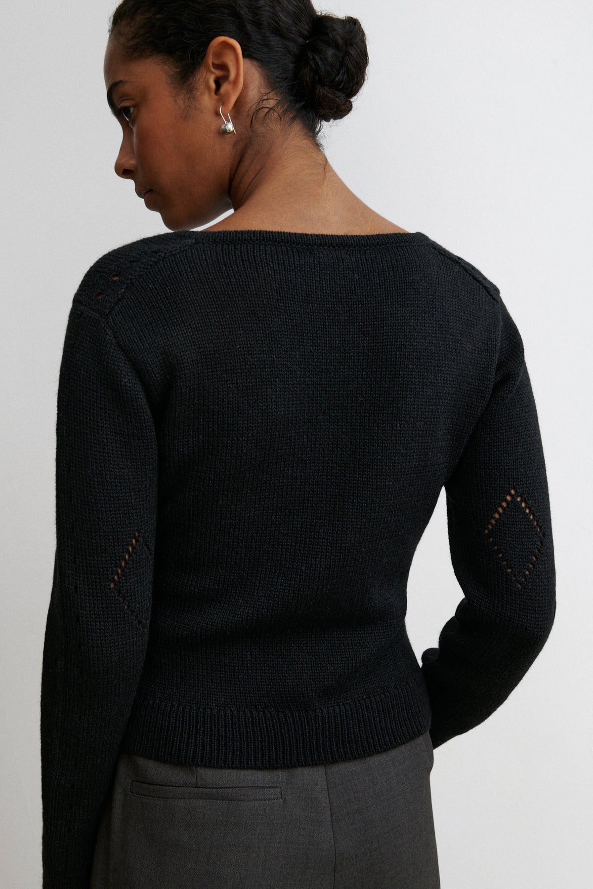 Etla Cardigan Black