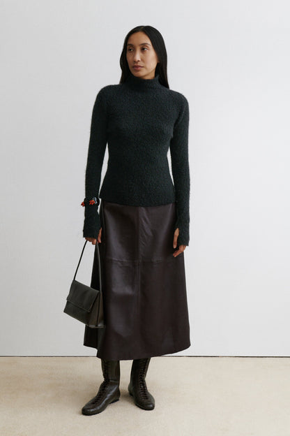 Breccia Turtleneck Black