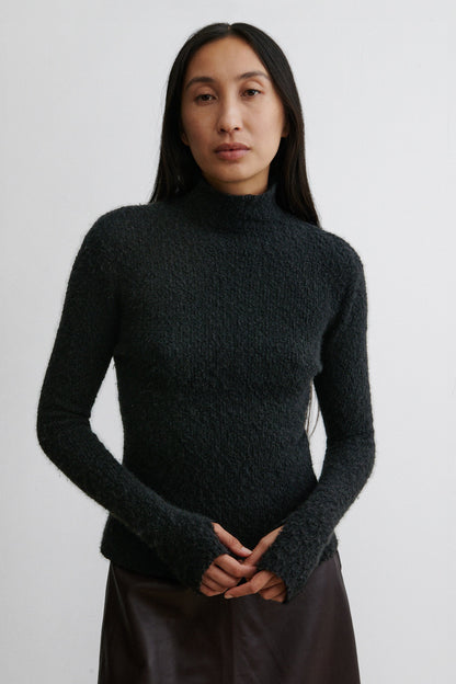 Breccia Turtleneck Black