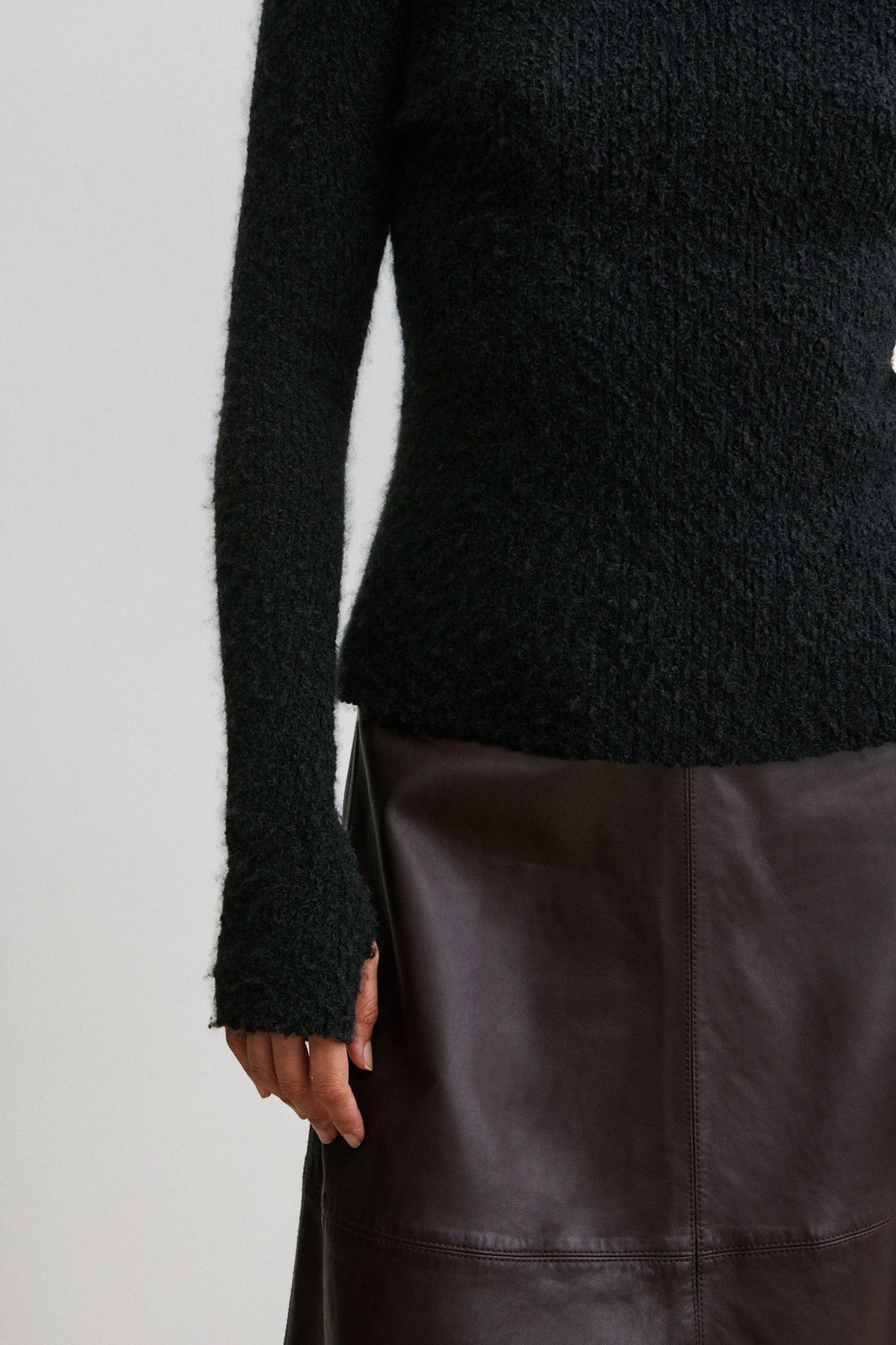Breccia Turtleneck Black