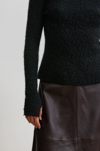 Breccia Turtleneck Black