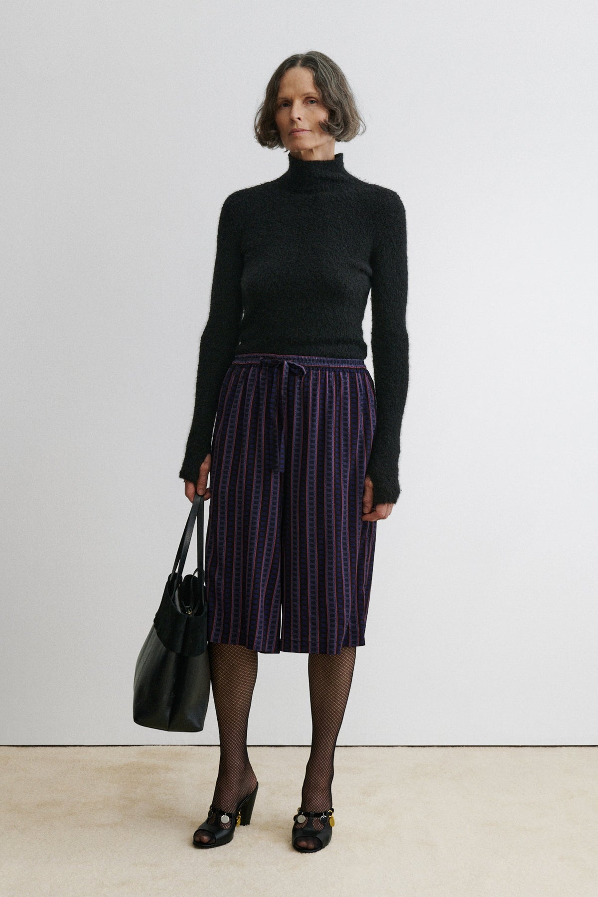 Breccia Turtleneck Black