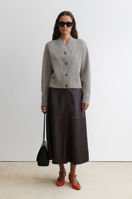 Vrod Cardigan Taupe-Sand
