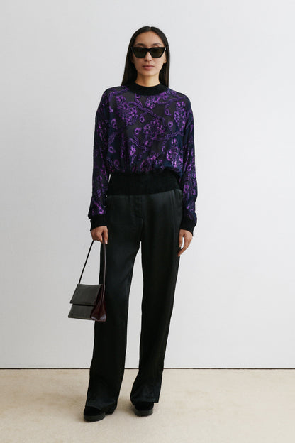 Notte Top Midnight Purple