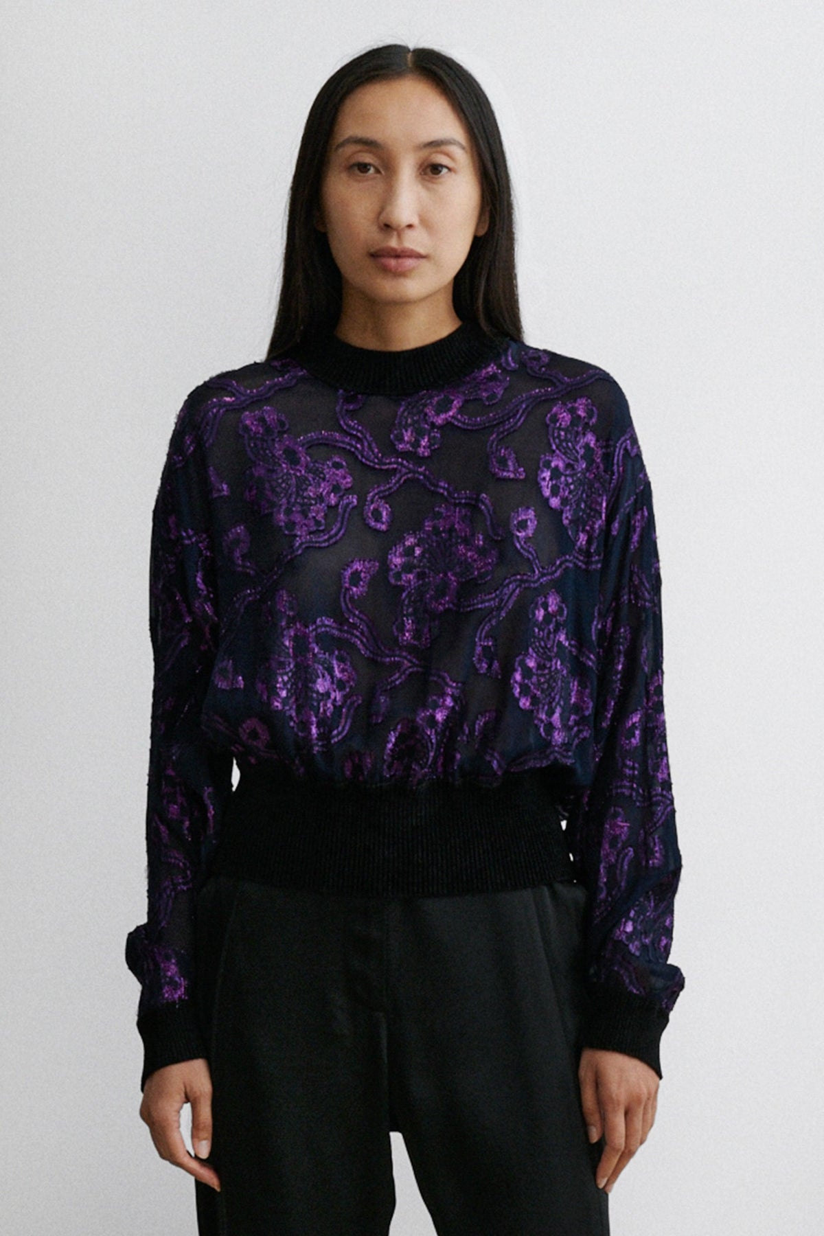 Notte Top Midnight Purple