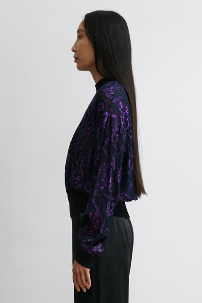 Notte Top Midnight Purple