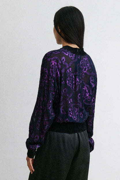 Notte Top Midnight Purple