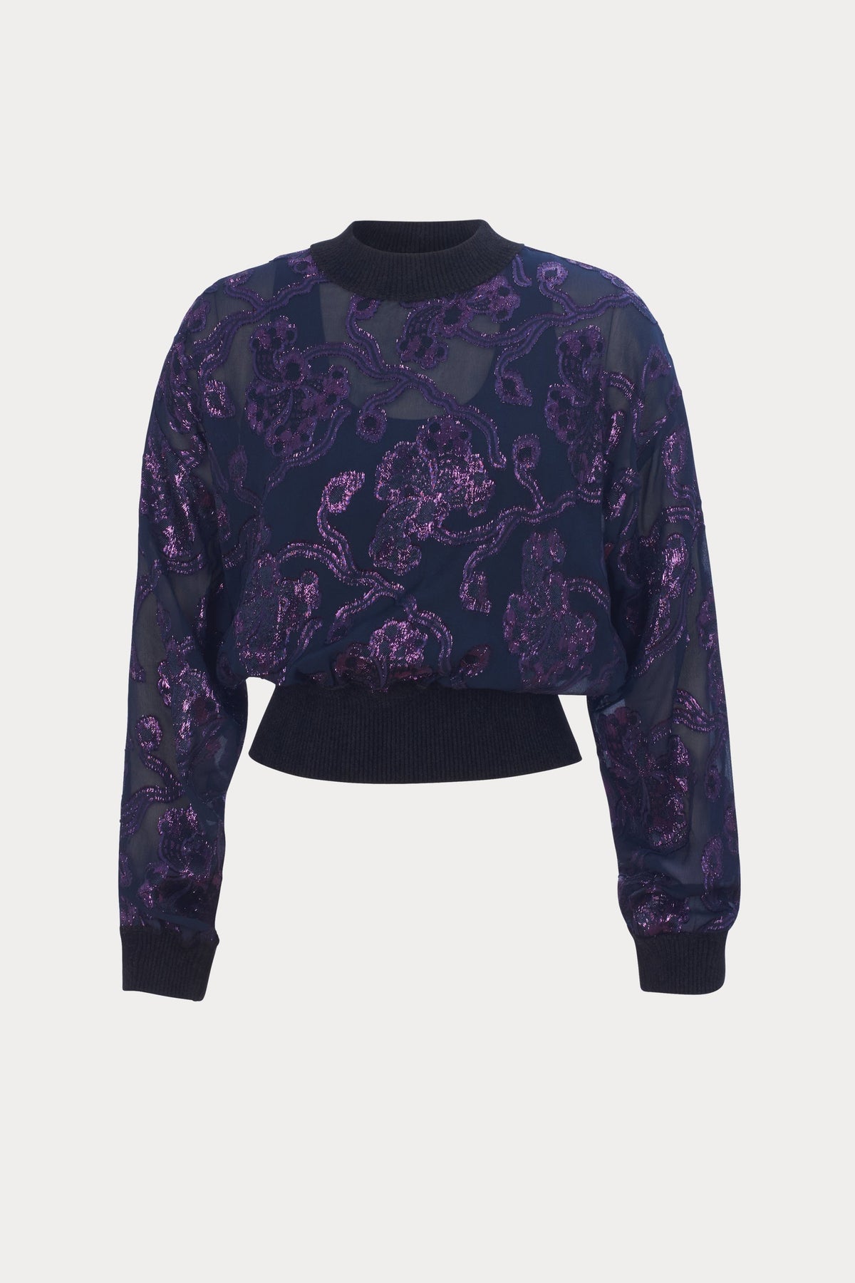 Notte Top Midnight Purple