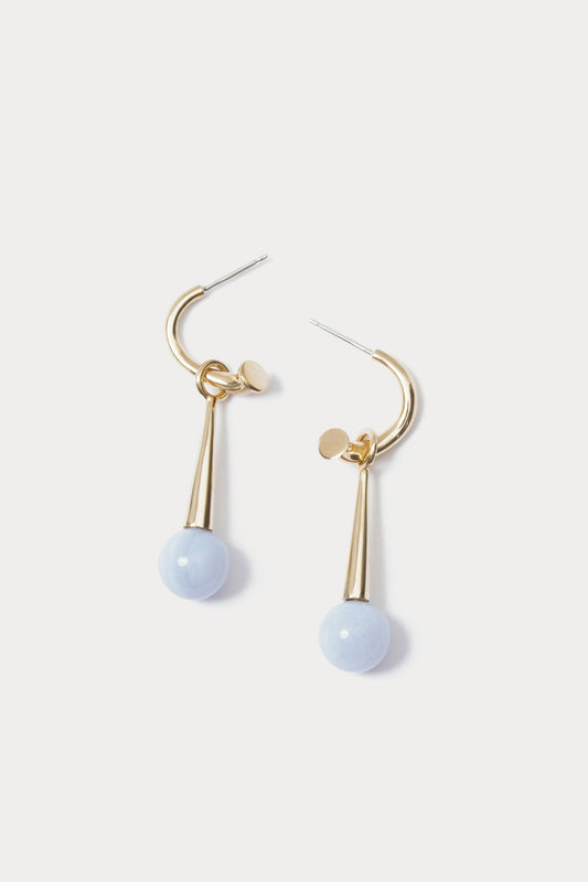 Quarry Penjar Earring Brass\/Blue