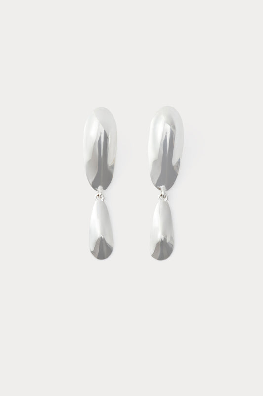 Quarry Duras B Earring Pair Silver