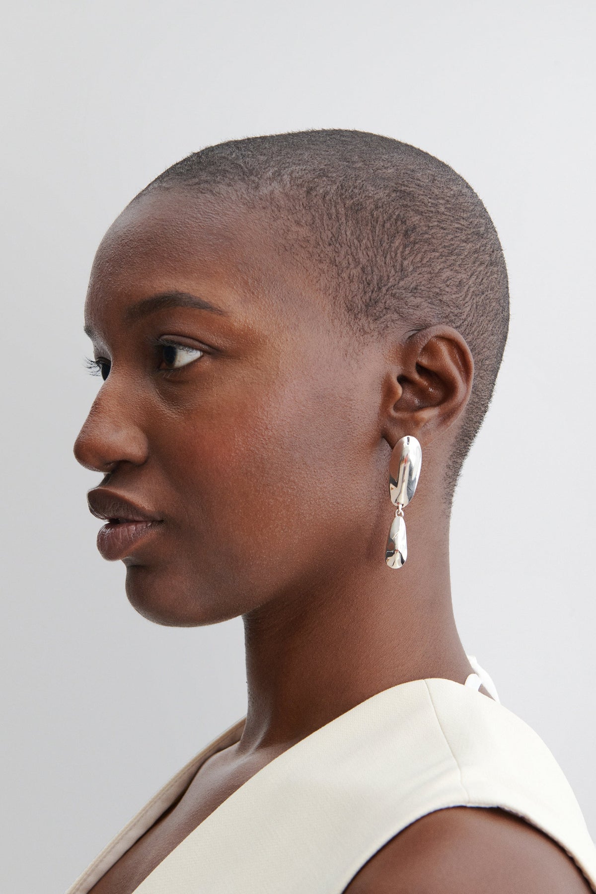Quarry Duras B Earring Pair Silver