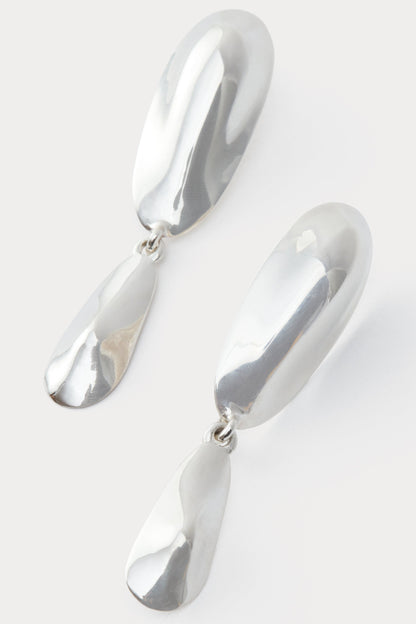 Quarry Duras B Earring Pair Silver