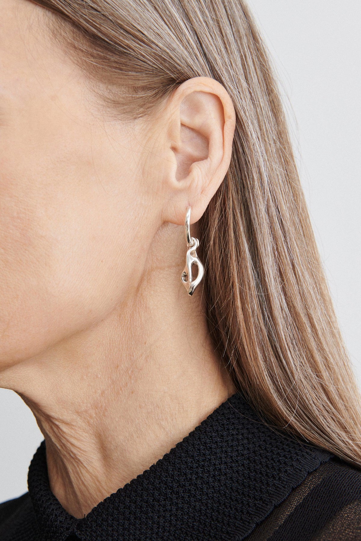 Quarry Ramon Earring Pair Silver