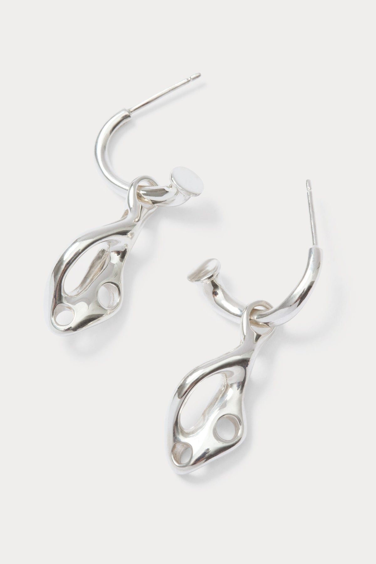Quarry Ramon Earring Pair Silver
