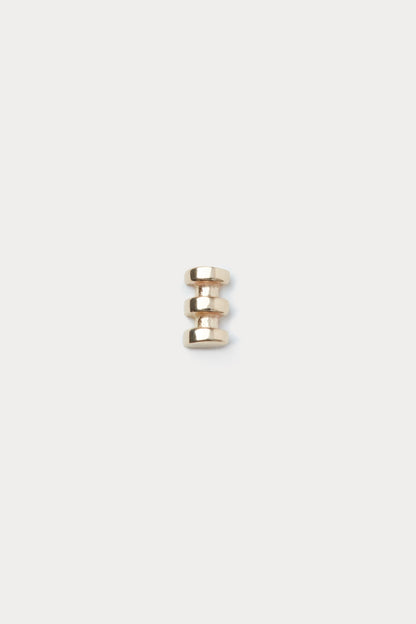 Quarry TriSemi Earring Single Gold