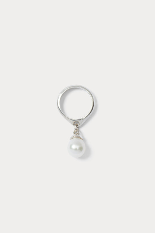 Quarry Fret Ring-B Silver\/Pearl