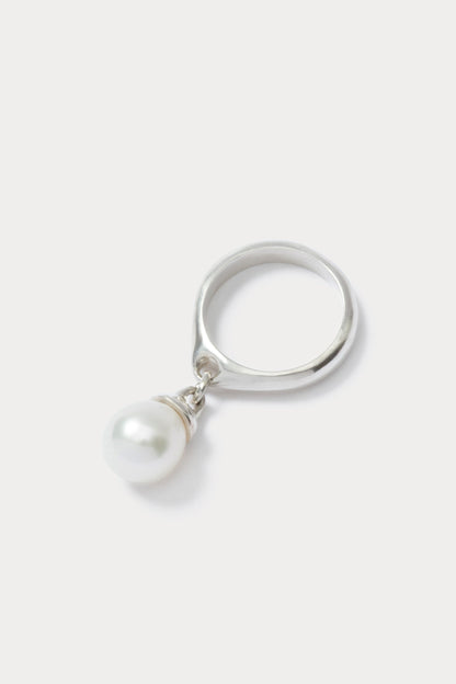 Quarry Fret Ring-B Silver\/Pearl