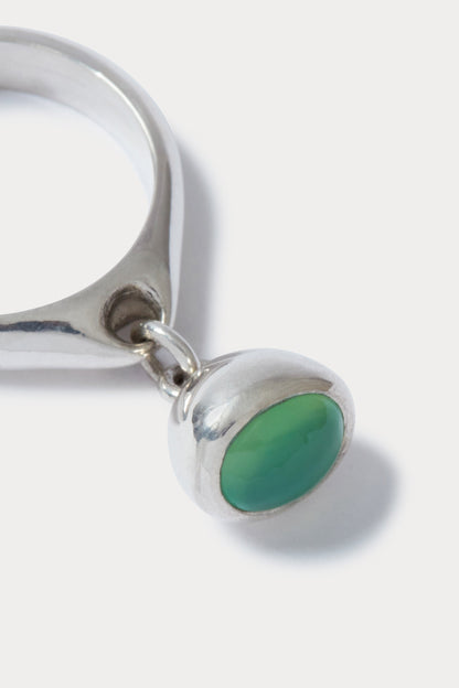 Quarry Fret Ring-C Silver\/Chyrosprase