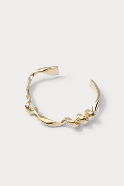 Quarry Whorl Cuff Brass