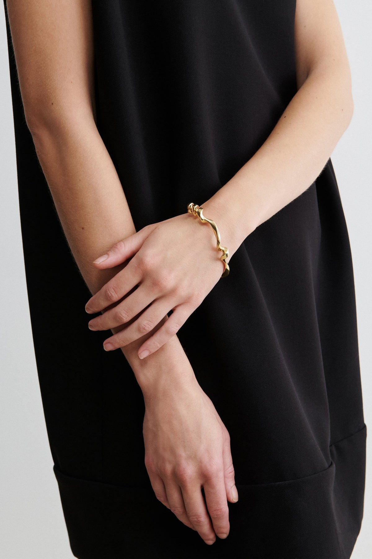 Quarry Whorl Cuff Brass