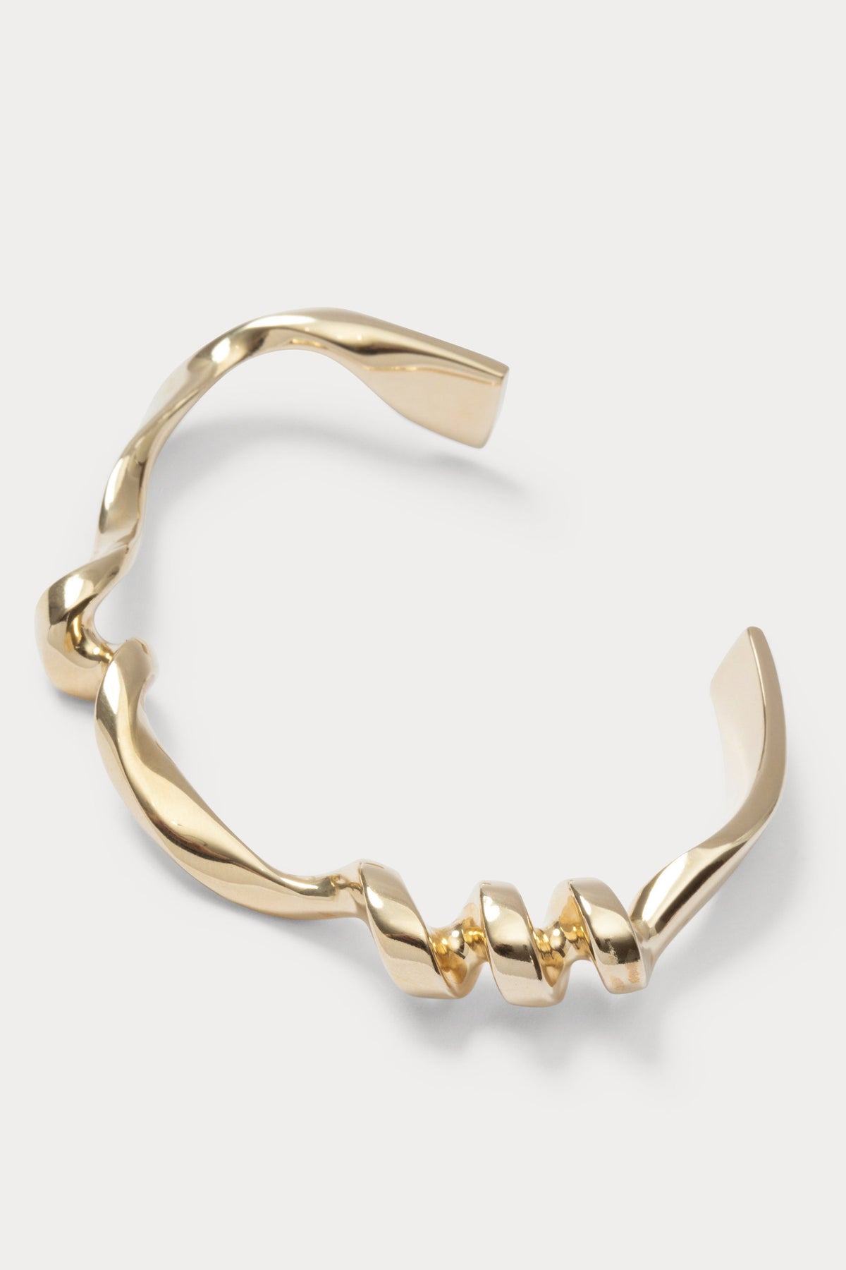 Quarry Whorl Cuff Brass
