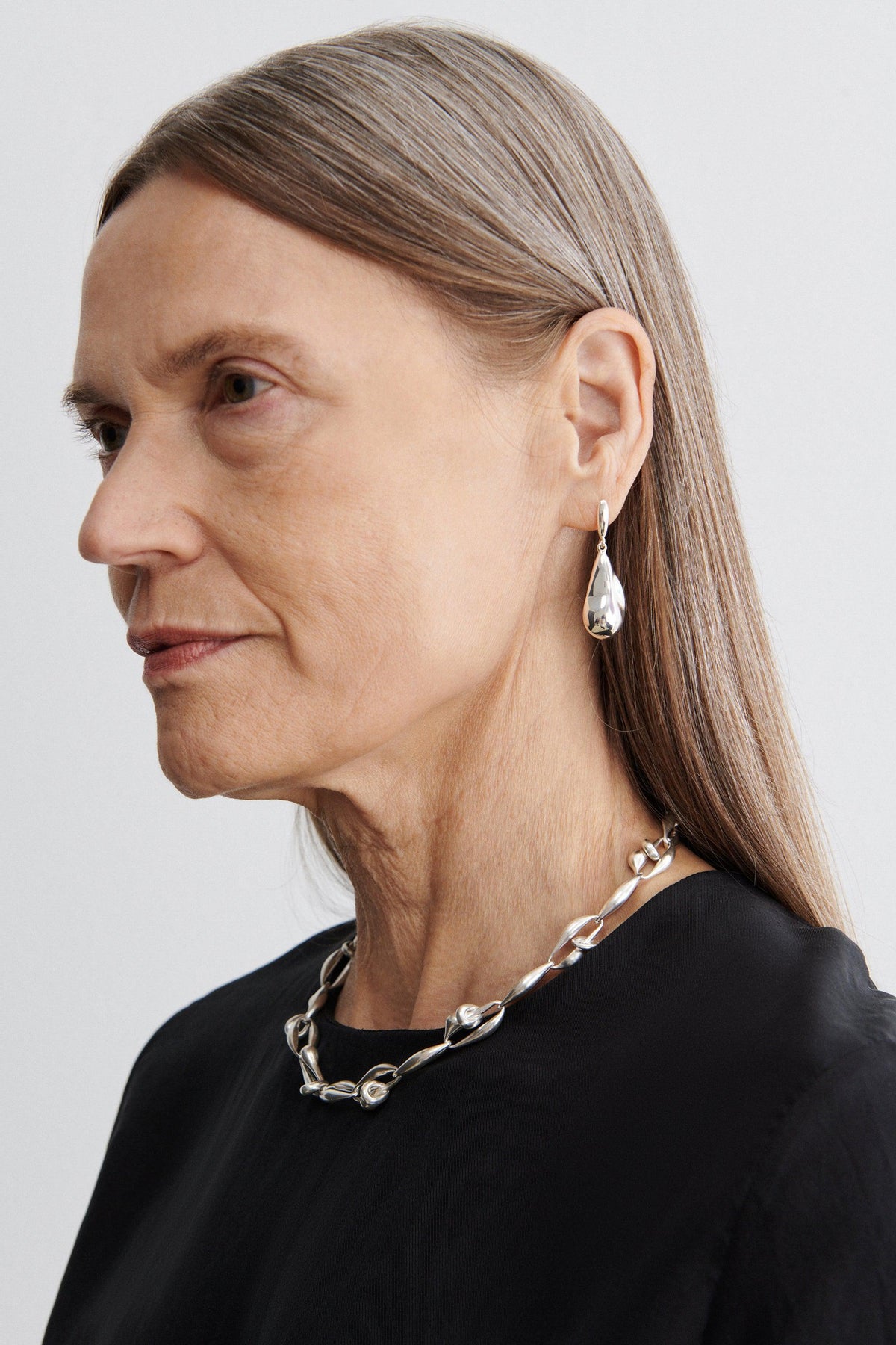 Quarry Kean Bump Necklace Silver