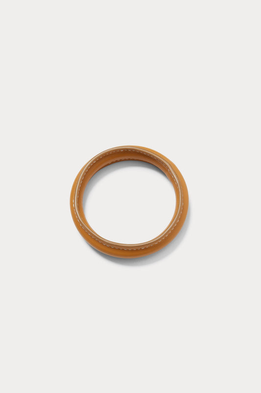 Leather Mota Bracelet Mustard